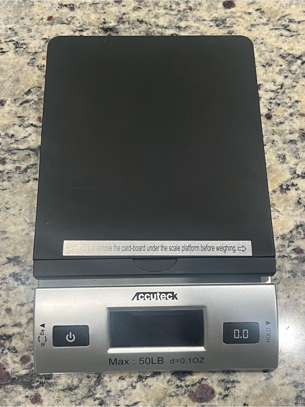 Accuteck Compact Digital Scale in Black and Silver